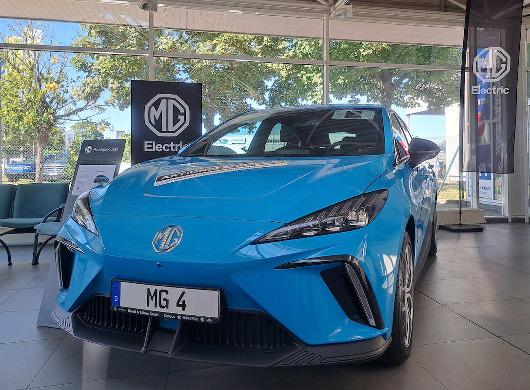 MG im Autohaus Härtel